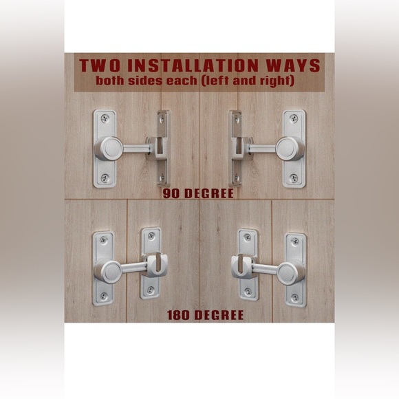 Barn Door Lock Latch - Picture 4 of 6